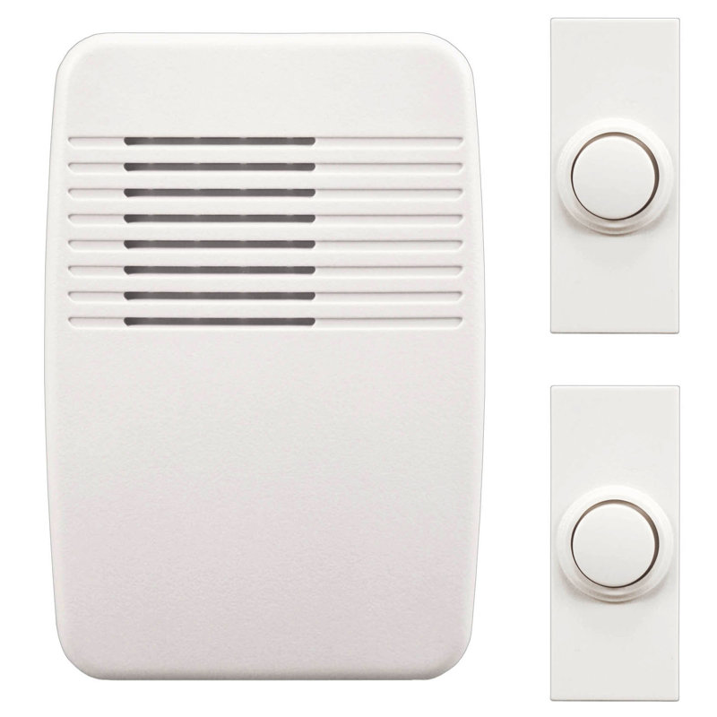 Heathco White Wireless Doorbell Kit Wayfair